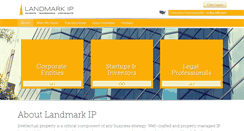 Desktop Screenshot of landmarkip.com